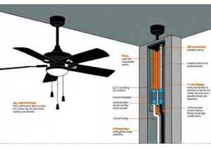 Mount Ceiling Fan Securely on Sloped or Concrete Ceilings