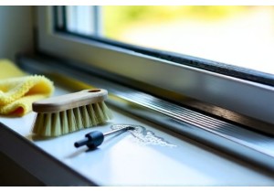 Sliding Window Track Clean and Lubricate Easily