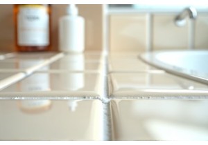 Deep Clean Ceramic Tile Grout Using Baking Soda and Vinegar