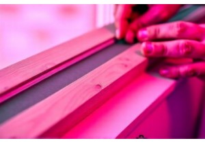 Seal Gaps Around Windows Using Compressible Foam Tape