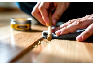 Fix Surface Gouges on Laminate Flooring With Affordable W...