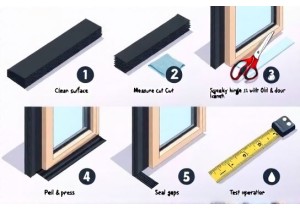 Adhesive Seal Strip Application Guide for All Door Types