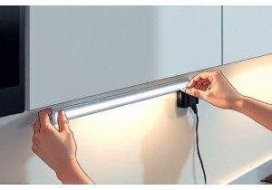 Install Under Cabinet Lighting No Hardwiring Needed