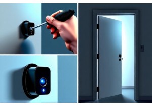 Change Standard Door Peephole to Digital Night Vision Model