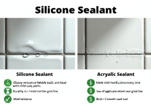 Silicone vs Acrylic Glass Sealant for Mold Prevention