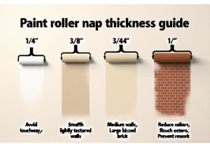 Paint Roller Nap Thickness Guide: Choose Right Density