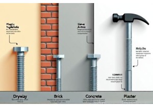 Wall Plug and Anchor Types Compared for Drywall, Brick, C...