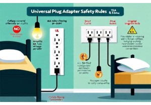 Universal Plug Adapter Safety Rules for Dorms and Rentals
