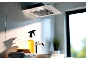 Clean Exhaust Fan Blades and Housing Without Disassembling