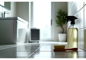 Deep Clean Tile Grout With a Soft Brush and Natural Solution