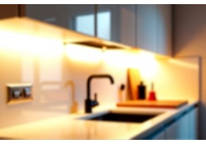 Flexible LED Tape Light Setup for Kitchens and Bedrooms
