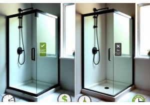 Glass Sealant Comparison Mold Proof vs Standard for Showe...