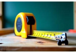 Steel Tape Measure Reading: Inches and Centimeters Made S...